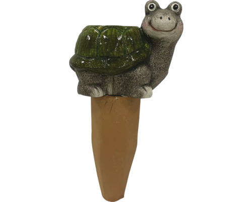 Dekorative Gartenfigur in Form einer Schildkröte zum Bewässern von Pflanzen