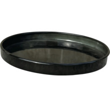 Schwarze Pflanzschale