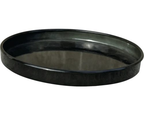 Schwarze Pflanzschale