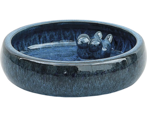 Keramik-Katzentränke mit Motiv