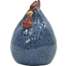 Dekorative Keramikfigur eines Hahns für den Innenbereich