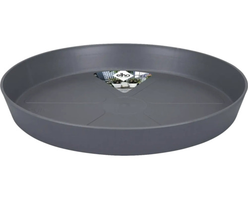 Untersetzer Elho Loft urban Kunststoff Ø 34 cm H 4,4 cm anthrazit Pflanzenuntersetzer