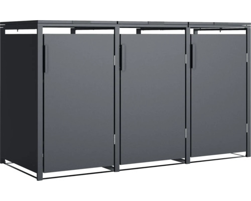 Mülltonnenbox für drei Mülltonnen