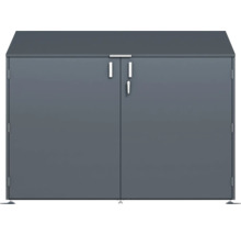 Mülltonnenbox mit zwei Türen zur Aufbewahrung von Mülltonnen