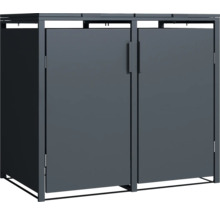 Mülltonnenbox für zwei Mülltonnen