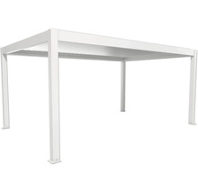 Freistehende weiße Pergola