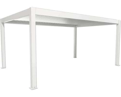 Freistehende weiße Pergola