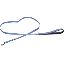 Blaue Hundeleine mit Karabinerhaken und Handschlaufe