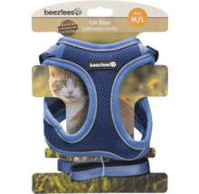 beeztees Katzen Geschirr mit Leine, Größe Mittel bis Groß