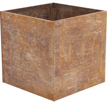 Quadratischer Pflanzkübel aus Metall
