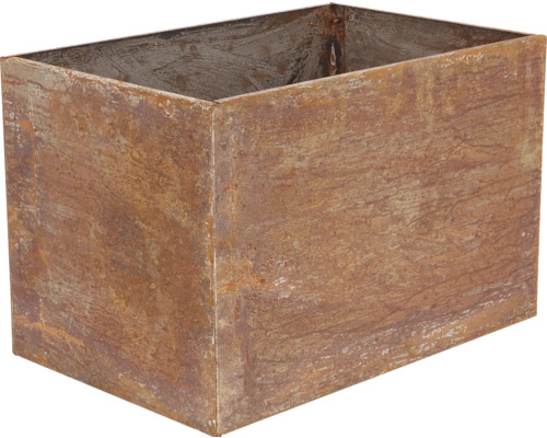 Rechteckiger Pflanzkasten aus Metall