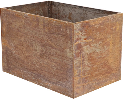 Rechteckiger Pflanzkasten aus Metall