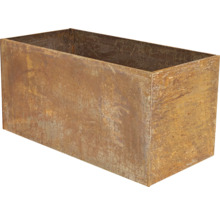 Rechteckiger Pflanzkasten aus Metall