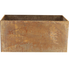 Rechteckiger Pflanzkasten aus Metall