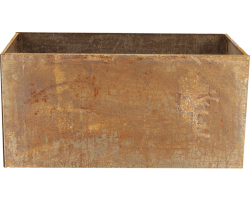 Rechteckiger Pflanzkasten aus Metall