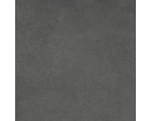 Feinsteinzeug Terrassenplatte Precious Concrete Coal rektifizierte Kante 60 cm x 60 cm x 2 cm Fliesenoberfläche mit Betonstruktur