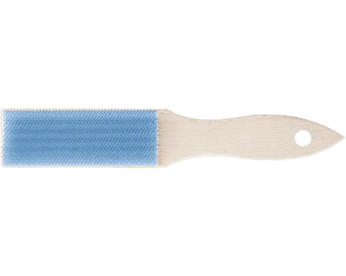 Kardätsche mit Holzgriff und Borsten