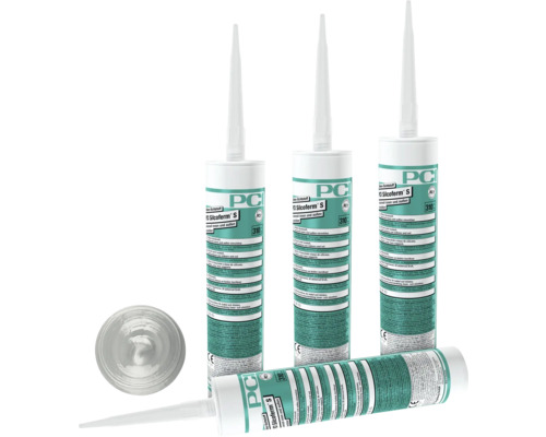 PCI Silcoferm® S Silikon Dichtstoff für innen und aussen topas 310 ml Mehrere Tuben PCI Silcoferm S Dichtstoff für den Innen- und Außenbereich