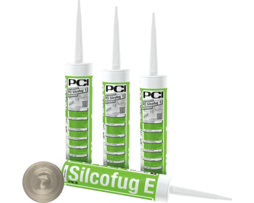 PCI Silcofug® E Elastischer Dichtstoff für innen und aussen bahamabeige 310 ml Mehrere Kartuschen PCI Silcofug E Dichtstoff