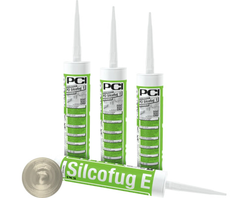 PCI Silcofug® E Elastischer Dichtstoff für innen und aussen jasmin 310 ml Mehrere Kartuschen PCI Silcofug E Dichtstoff