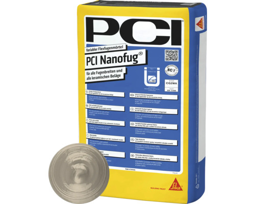 PCI Nanofug® Variabler Flexfugenmörtel für Steingut- und Steinzeugbeläge bahamabeige 15 kg PCI Nanofug flexibler Fugenmörtel im 15 Kilogramm Sack mit Fugenmasse