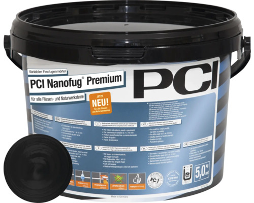 Eimer PCI Nanofug Premium flexibler Fugenmörtel für Fliesen und Natursteine