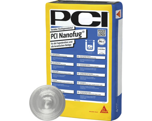 PCI Nanofug flexibler Fugenmörtel für alle Fugenbreiten und keramischen Beläge