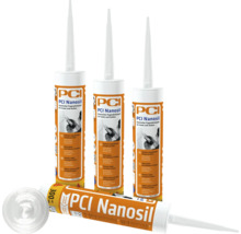 Mehrere Tuben PCI Nanosil elastische Dichtmasse für Innen und Außen