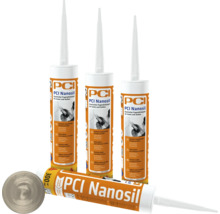 Mehrere Kartuschen PCI Nanosil elastischer Fugendichtstoff für Innen- und Außenbereiche