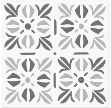 Dekorative Fliese mit floralem Muster