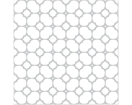 Selbstklebende Wandfliesen Wall Tiles Bloomy Grid 30,5x30,5 cm 6 St. Fliesenmuster mit floralen Elementen