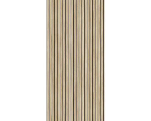 Duschrückwand BREUER Holzoptik Scandi vertikal 210 x 150 cm 9482543000178 Holzpaneel mit Lamellen für Wand- und Deckengestaltung