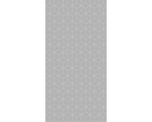 Tapete mit grafischem Würfelmuster