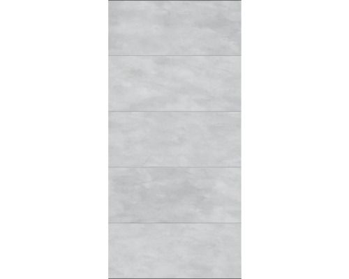 Duschrückwand BREUER Dekor große Fliese grau 255 x 125 cm 9482519000198 Graue Wandfliesen mit matter Oberfläche