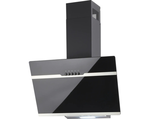 Schwarze Dunstabzugshaube für die Küche