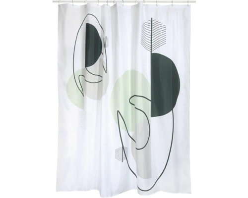 Duschvorhang mit abstraktem Muster