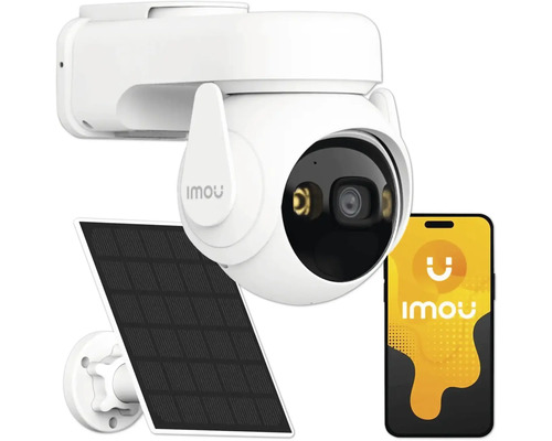 Imou Überwachungskamera mit Solarpanel und Smartphone-App