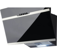 Schwarze Dunstabzugshaube für die Küche