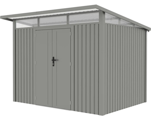 Geräteschuppen aus Metall mit Doppeltür