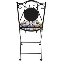 Gartenstuhl mit Mosaiksitzfläche