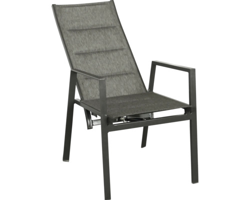 Gartensessel mit Armlehnen und verstellbarer Rückenlehne