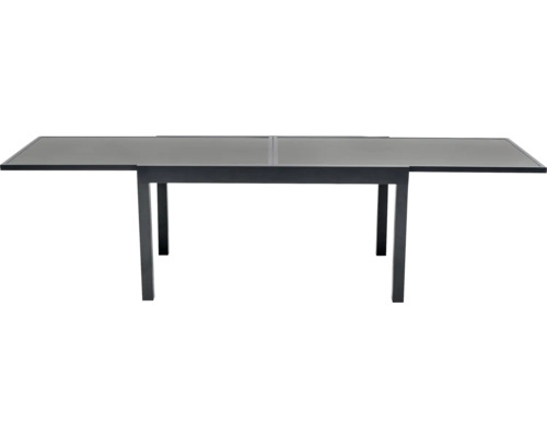 Ausziehbarer Gartentisch mit Gestell