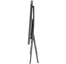 Zusammengeklappter Klapptisch aus Metall