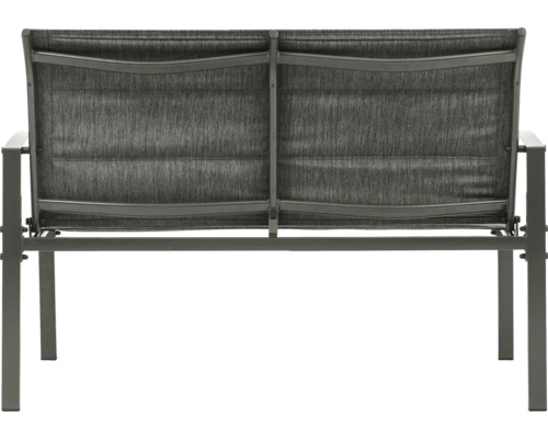 Gartenbank mit Textilbespannung