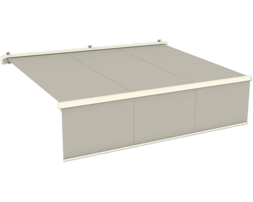 Ausgefahrene Markise für den Außenbereich