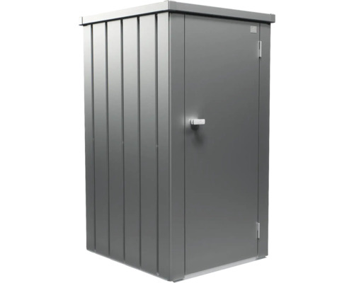 Terrassenschrank Biohort Julia Gr. L inkl. Gasdruckfeder, Regalboden 78 x 87 x 140 cm quarzgrau Metall Gerätehaus mit Tür