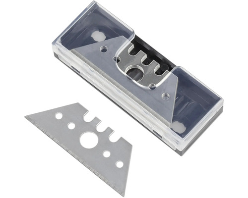 Trapezklingen im Aufbewahrungsbehälter