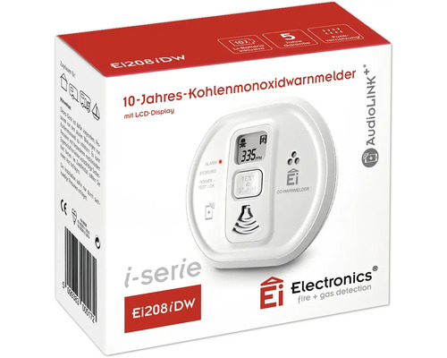 Verpackung Kohlenmonoxidmelder mit LCD Display