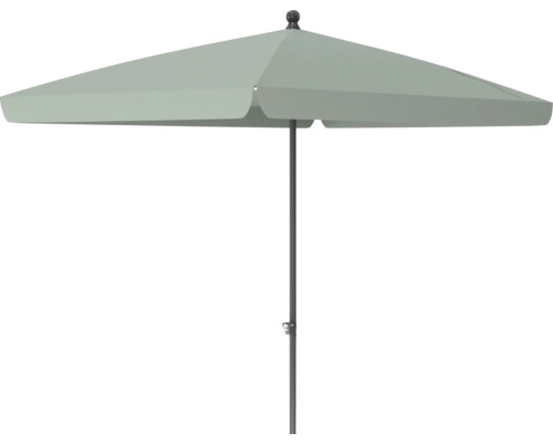 Quadratischer Gartenschirm mit Mittelstock