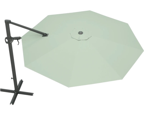 Freiarm-Sonnenschirm mit Fuß